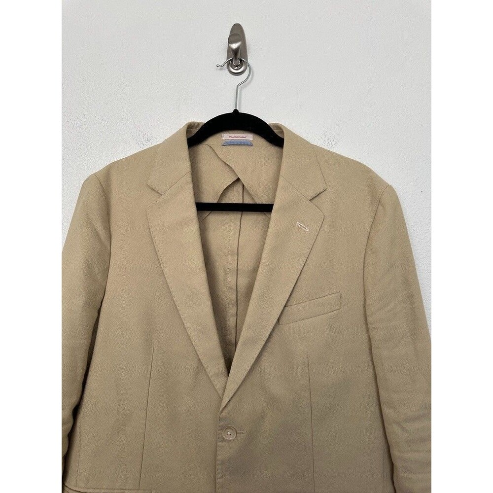 Gant Linen Cotton Unstructured Two Button Blazer … - image 2